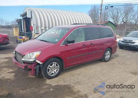 2006 Honda Odyssey Lx z USA, uszkodzony, nr VIN 5FNRL382X6B061856